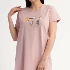 Dámské domácí šaty Vienetta Secret Koťata