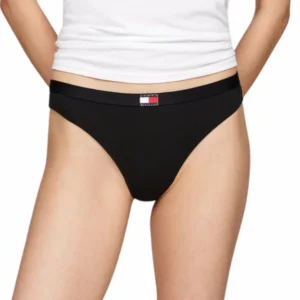 Dámská tanga Tommy Hilfiger UW0UW05641 FLAG THONG 3ks